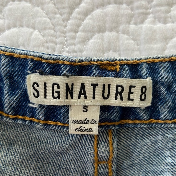Signature 8 Denim Shorts Daisy Dukes, Jorts, Beach, Summer, Vacation - Picture 3 of 13